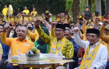 Ridwan Kamil dan Suswono Hadiri Apel Akbar Golkar DKI